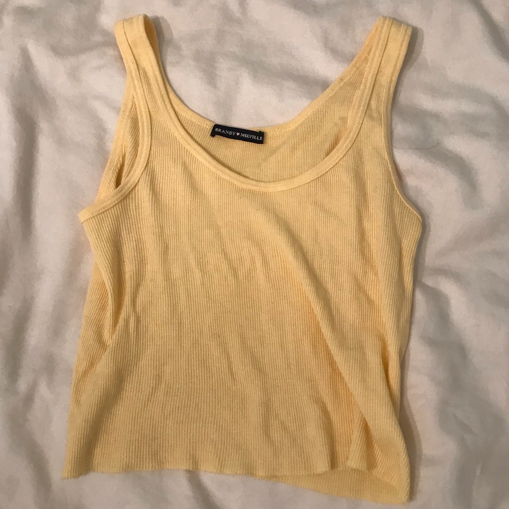 BRANDY MELVILLE YELLOW TANK